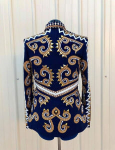 Royal Blue Base Western Show Jacket