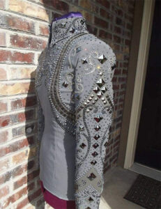 Grey Western Show Jacket