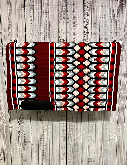 Red Western Western Show Pad / Saddle Blanket