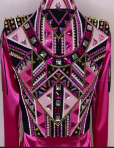 Pink Base Bolero Vest with Shirts – Stunning Western Show Outfit