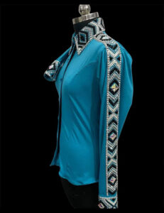 Pacific Blue Western Show Shirt