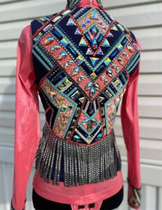 Western Show Vest with Shirt Women Horsemanship Bolero
