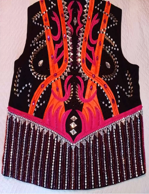 Western Show Women Vest - Showmanship, Horsemanship,