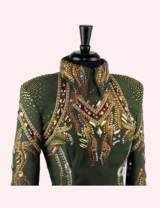 Forest Enchantment Crystal Adorned Western Show Jacket