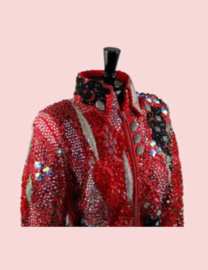 Crystal Dynasty Red & Black Show Jacket Premium Western Show Apparel