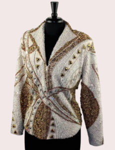 Empress Collection Gold & Pearl Crystal Show Jacket