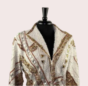 Empress Collection Gold & Pearl Crystal Show Jacket