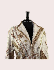 Empress Collection Gold & Pearl Crystal Show Jacket