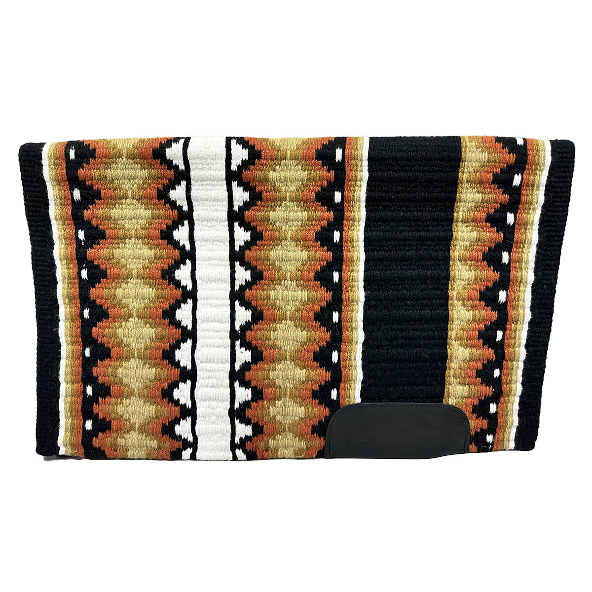 Tans Copper White Saddle Western Show Blanket Black Base