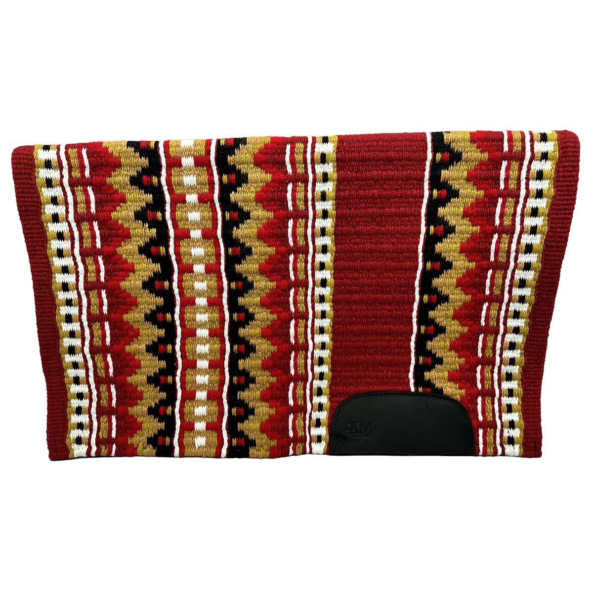 Two Reds Two Tans Black White Western Show Saddle Blanket