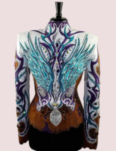 Majestic Wings Crystal Show Jacket | Premium Handcrafted Western Show Wear