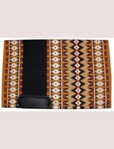 Southwest Heritage Show Pad | Premium Wool Western Saddle Blanket
