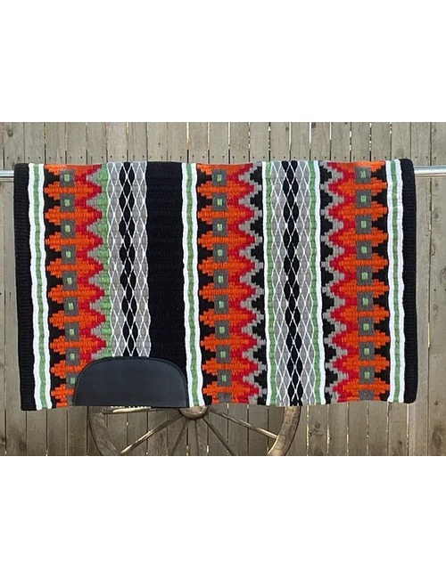 Handcrafted Aztec Diamond Orange Show Pad