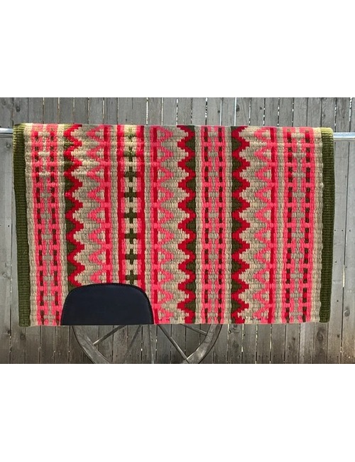 Coral & Olive Aztec Show Pad