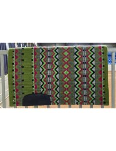 Lime Green & Pink Aztec Western Show Pad