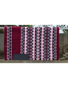 The Stunning Burgundy Rose Show Pad