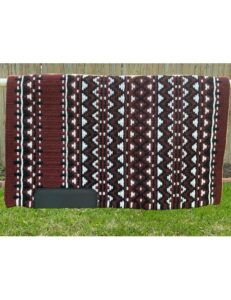 The Bold Rustic Burgundy Western Show Pad