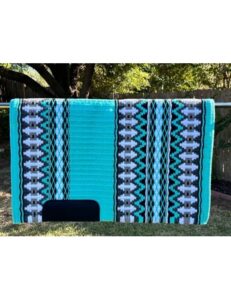 Elite Turquoise Aztec Western Show Pad