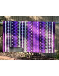 Majestic Royal Purple Aztec Western Show Pad