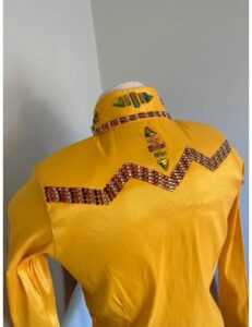 "Stunning Majestic Yellow Western Show Shirt"
