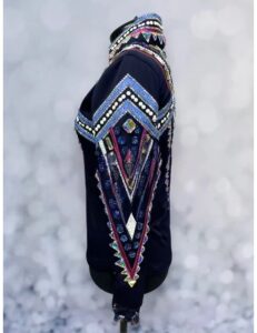 Aztec Inspired Crystal Western Show Shirt