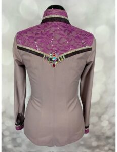 Regal Lace & Crystal Show Shirt