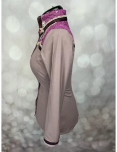 Regal Lace & Crystal Show Shirt