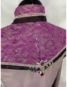 Regal Lace & Crystal Show Shirt