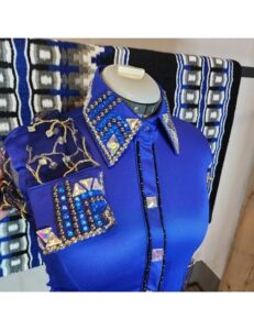 Royal Radiance Crystal-Embellished Show Shirt