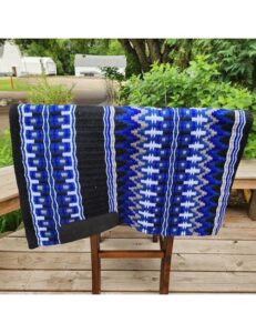 Dazzling Crystallized Dark Blue Western Show Shirt