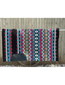 Turquoise Pink Western Show Pad