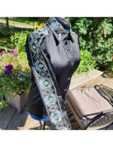 Captivating Crystal Show Shirt Black & Blanket Set