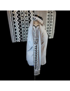 Captivating Silver Crystal Show Shirt & Blanket Set