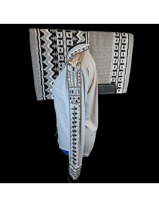 Captivating Silver Crystal Show Shirt & Blanket Set