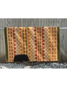 Handcrafted Sage and Copper Western Show Pad