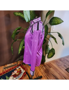 Dazzling Amethyst Western Show Shirt & Saddle Blanket Set