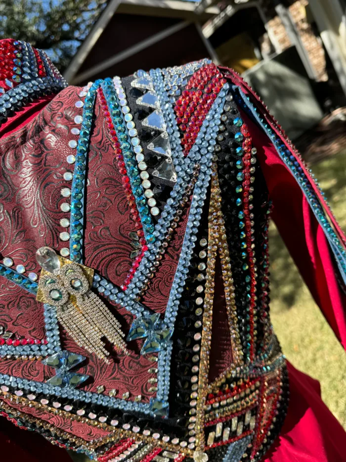 Crystal-Embellished Show Vest & Shirt Combo | Luxury Western Performance Wear