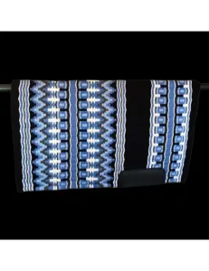 Captivating Ice Blue Radiance Crystal Show Shirt