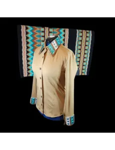 Captivating Desert Elegance Show Shirt & Blanket Set