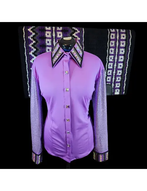 extraordinary Royal Lavender Show Shirt