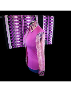 Radiant Crystal-Embroidered Western Outfit Set