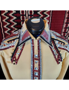 Dazzling Desert Queen Crystal Show Shirt Combo